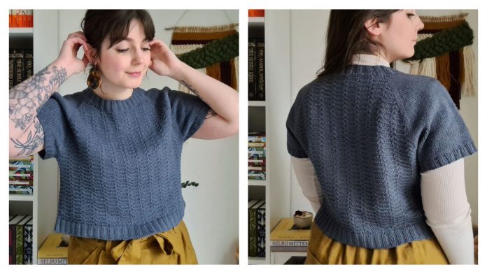 Summer Sintara Tee Top Free Knitting Pattern