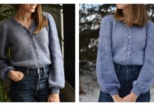 Women Romance Cardigan Knitting Pattern