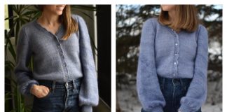 Women Romance Cardigan Knitting Pattern