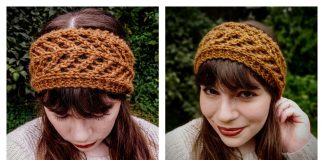 Arrowwood Headband Free Knitting Pattern