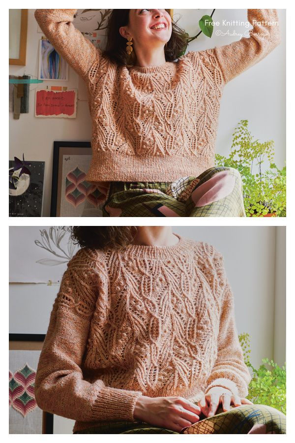 Atlantica Pullover Sweater Free Knitting Pattern