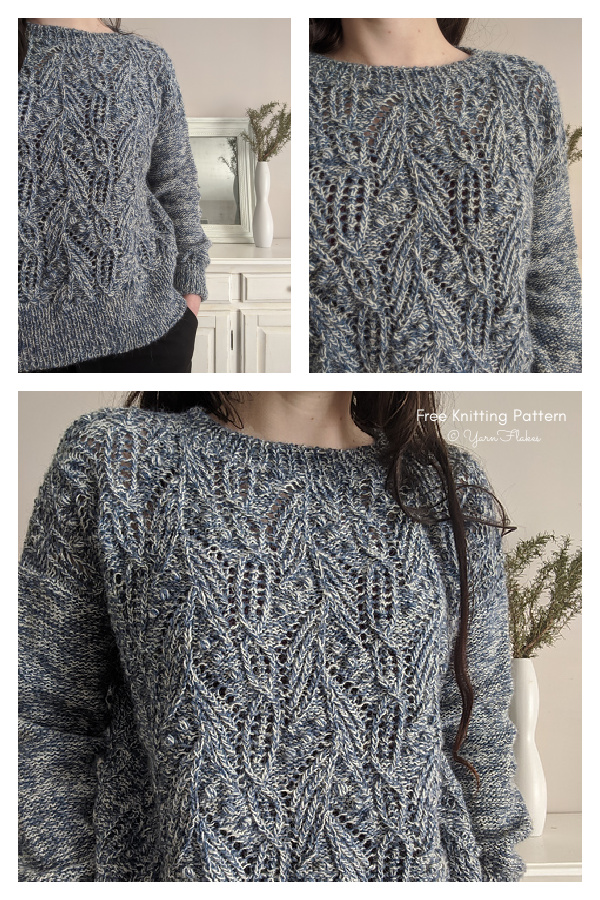 Atlantica Pullover Sweater Free Knitting Pattern