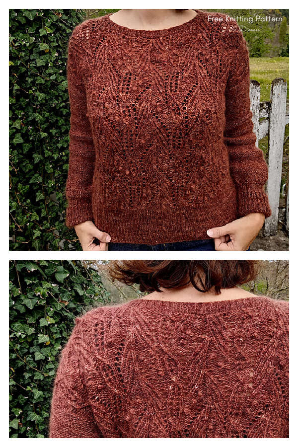 Atlantica Pullover Sweater Free Knitting Pattern