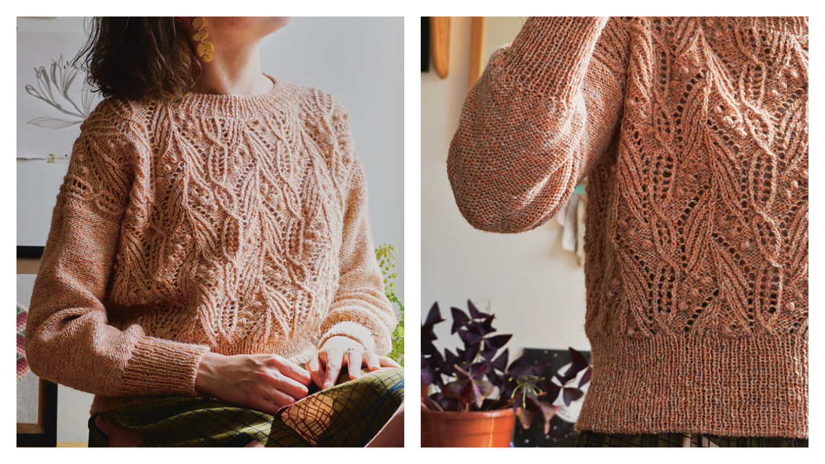 Atlantica Pullover Sweater Free Knitting Pattern - Knitting Pattern