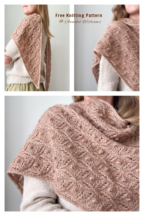 Daisy Chain Scarf Free Knitting Pattern