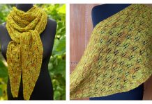 Lace Leaflette Scarf Knitting Pattern