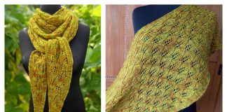Lace Leaflette Scarf Knitting Pattern