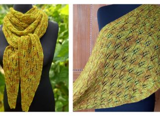 Lace Leaflette Scarf Knitting Pattern