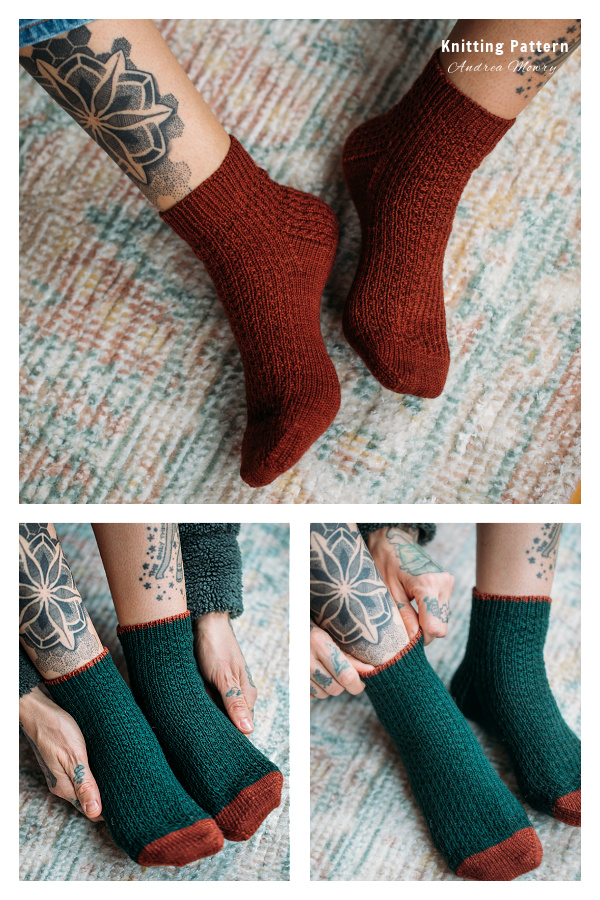 Oxbow Socks Knitting Pattern