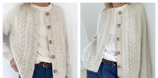 Siri Cable Cardigan Knitting Pattern