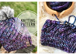 Alpine Swirl Hat Knitting Pattern