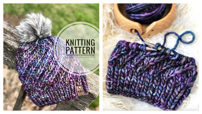 Alpine Swirl Hat Knitting Pattern
