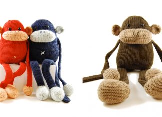 Amigurumi Jerry the Musical Monkey Knitting Pattern