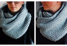 Brioche Infinity Scarf Free Knitting Pattern Brioche Infinity Scarf Free Knitting Pattern