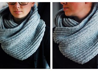 Brioche Infinity Scarf Free Knitting Pattern