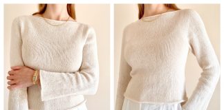 Classic Number One Pullover Sweater Knitting Pattern