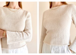 Classic Number One Pullover Sweater Knitting Pattern