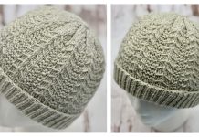 Climber Crest Cap Beanie Hat Knitting Pattern