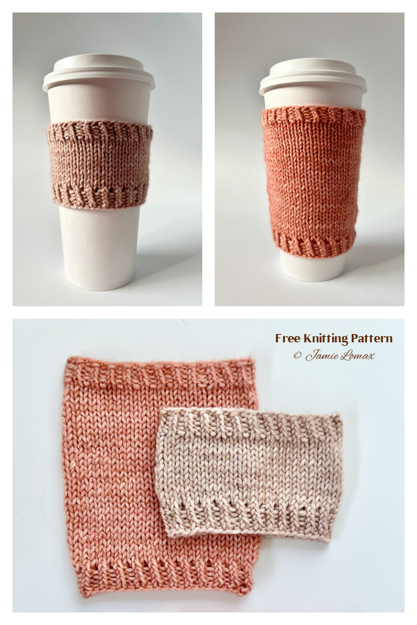 Base Doodle Cup Cozy Free Knitting Pattern