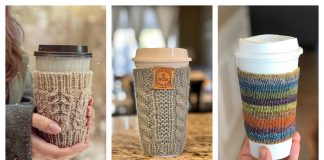 Cup Cozy Free Knitting Patterns