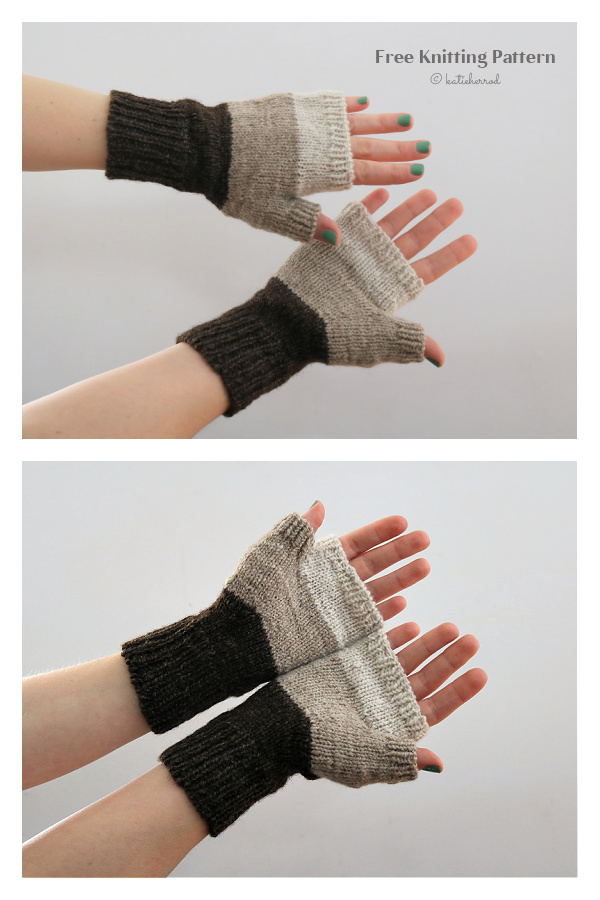 Friends Fingerless Gloves Free Knitting Pattern