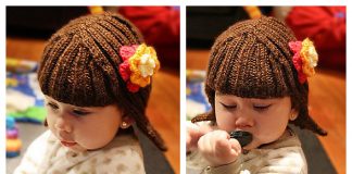 Halloween Hallowig  Free Knitting Pattern