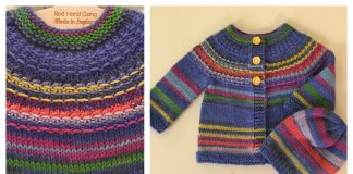 Hyphen Kids Cardigan Knitting Pattern (3M - 8Y)