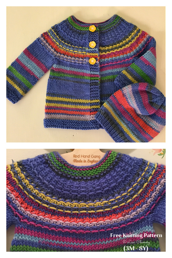 Hyphen Kids Cardigan Knitting Pattern (3M - 8Y) Hyphen Kids Cardigan Knitting Pattern (3M - 8Y)