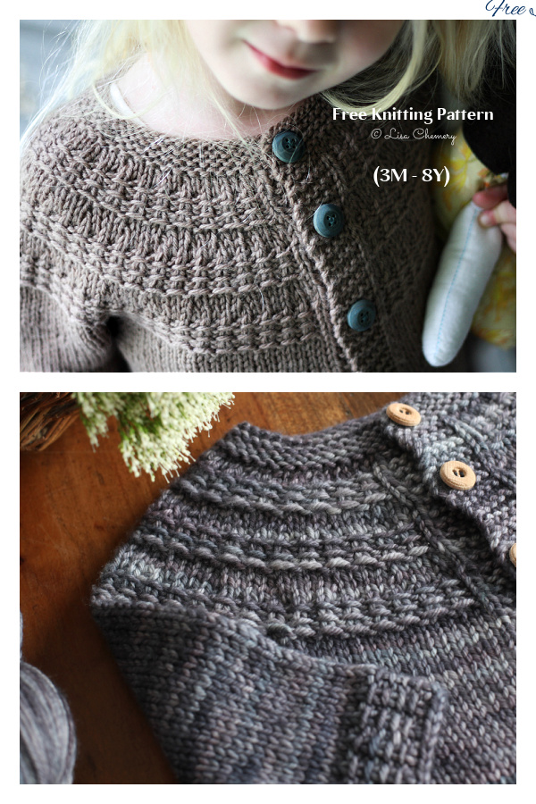 Hyphen Kids Cardigan Knitting Pattern (3M - 8Y) Hyphen Kids Cardigan Knitting Pattern (3M - 8Y)