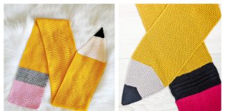 Pencil Scarf Knitting Patterns