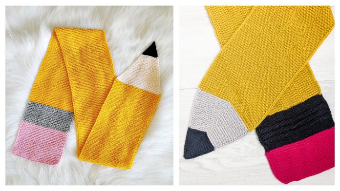Pencil Scarf Knitting Patterns