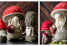 Professor Fungi Toy Knitting Pattern