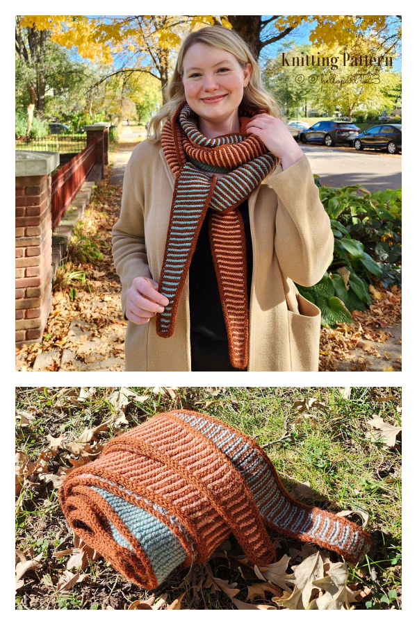Rocketeer Scarf Knitting Pattern
