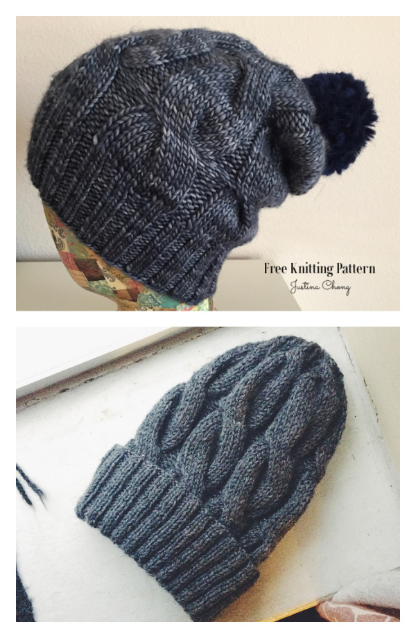 Big Fat Cable Hat Free Knitting Pattern