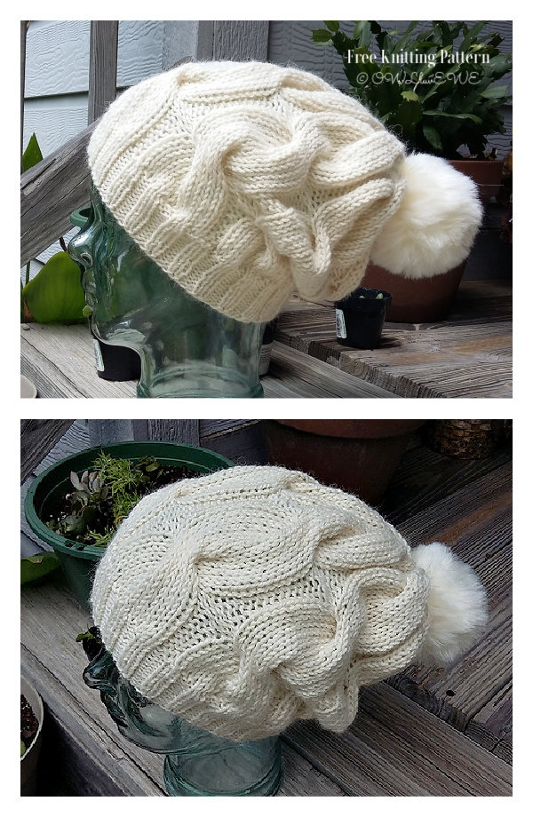 Big Fat Cable Hat Free Knitting Pattern