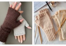 Crème Fingerless Gloves Free Knitting Pattern Crème Fingerless Gloves Free Knitting Pattern