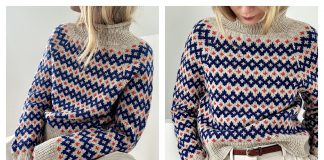 Inge Sweater Pullover Knitting Pattern