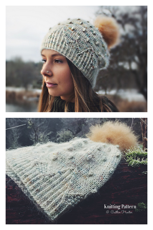 Kobuk Bobble Beanie Hat Knitting Pattern