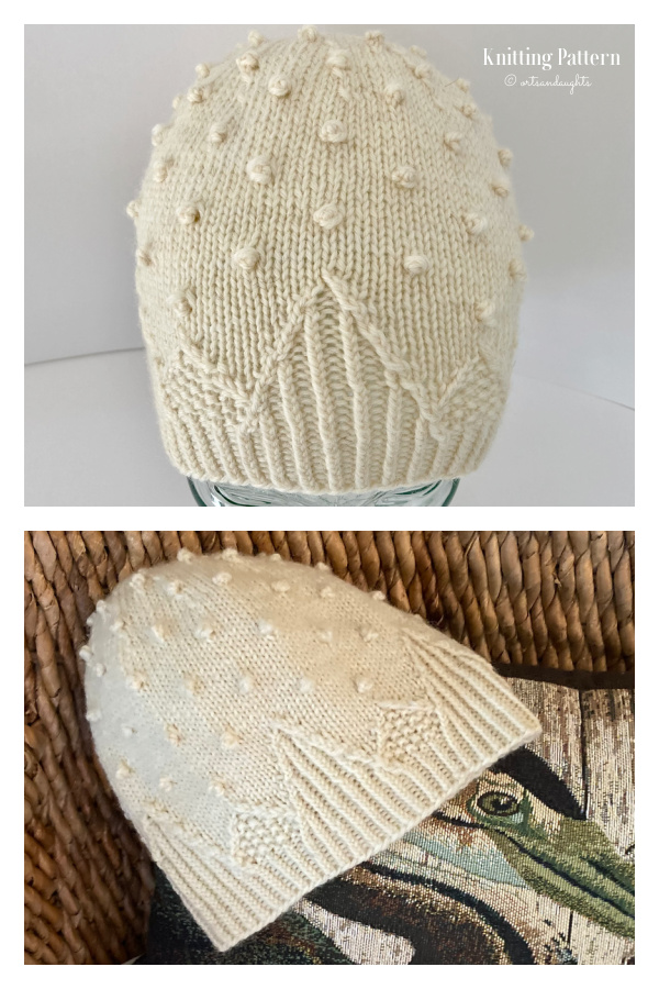 Kobuk Bobble Beanie Hat Knitting Pattern