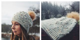 Kobuk Bobble Beanie Hat Knitting Pattern