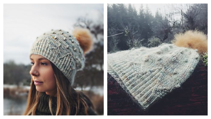 Kobuk Bobble Beanie Hat Knitting Pattern