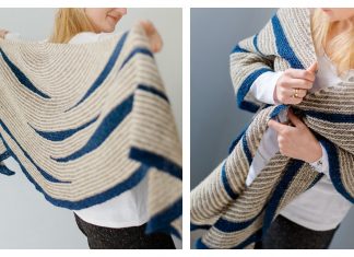 Masgo Garter Stitch Shawl Knitting Pattern
