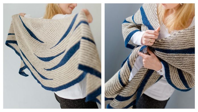 Masgo Garter Stitch Shawl Knitting Pattern