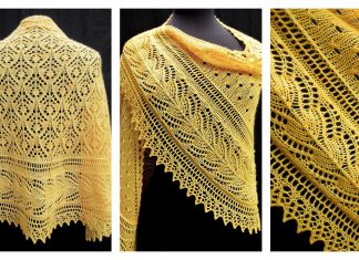 Mayapple Lace Shawl Knitting Pattern
