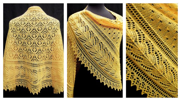 Mayapple Lace Shawl Knitting Pattern