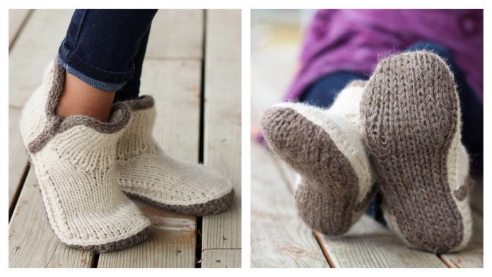 Modern Mocs Slippers Knitting Patterns Modern Mocs Slippers Knitting Patterns
