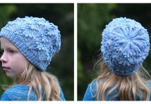 Orchids and Fairy Lights Beanie Hat Knitting Pattern Orchids and Fairy Lights Beanie Hat Knitting Pattern