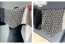 Slice of Mosaic Scarf Knitting Pattern Slice of Mosaic Scarf Knitting Pattern