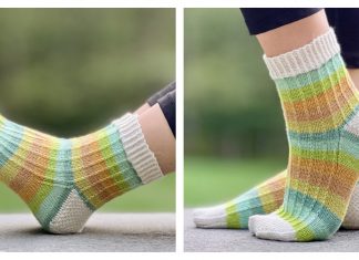 Twizzler Socks Free Knitting Pattern