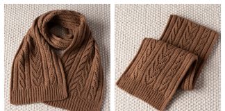 Wheat Field Scarf Free Knitting Pattern